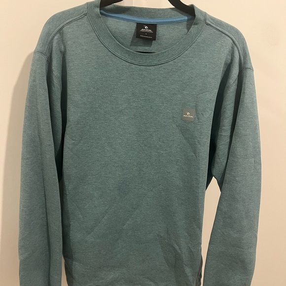 Rip Curl Vaporcool Crew Sweater - Mineral Blue Marle / SIZE L - Picture 1 of 6
